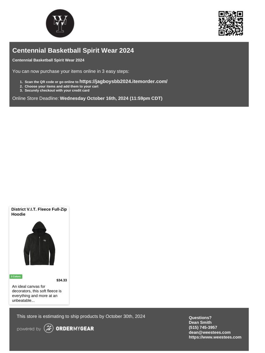 ACHSboyshoops's tweet photo. Jaguar basketball fans, our fan apparel store is open now! The online store will remain open until Wednesday October 16th at 11:59pm. Make sure to get your gear before then! 

https://t.co/U9zm3tV0iZ https://t.co/zi6lcMR57e
