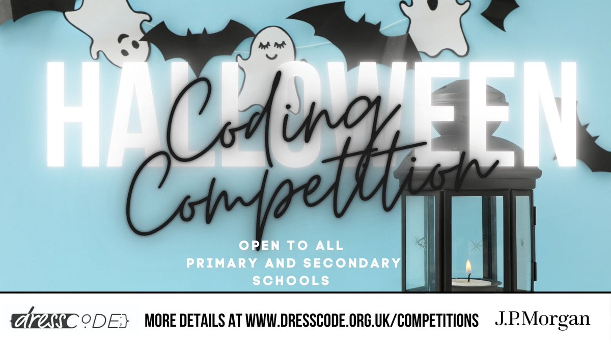 choosecompscihq's tweet image. Annual Halloween coding competition open to all Primary & Secondary pupils! Lots of prizes to give away dresscode.org.uk/competitions
Closes 8th Nov.
#ChooseComputingScience
