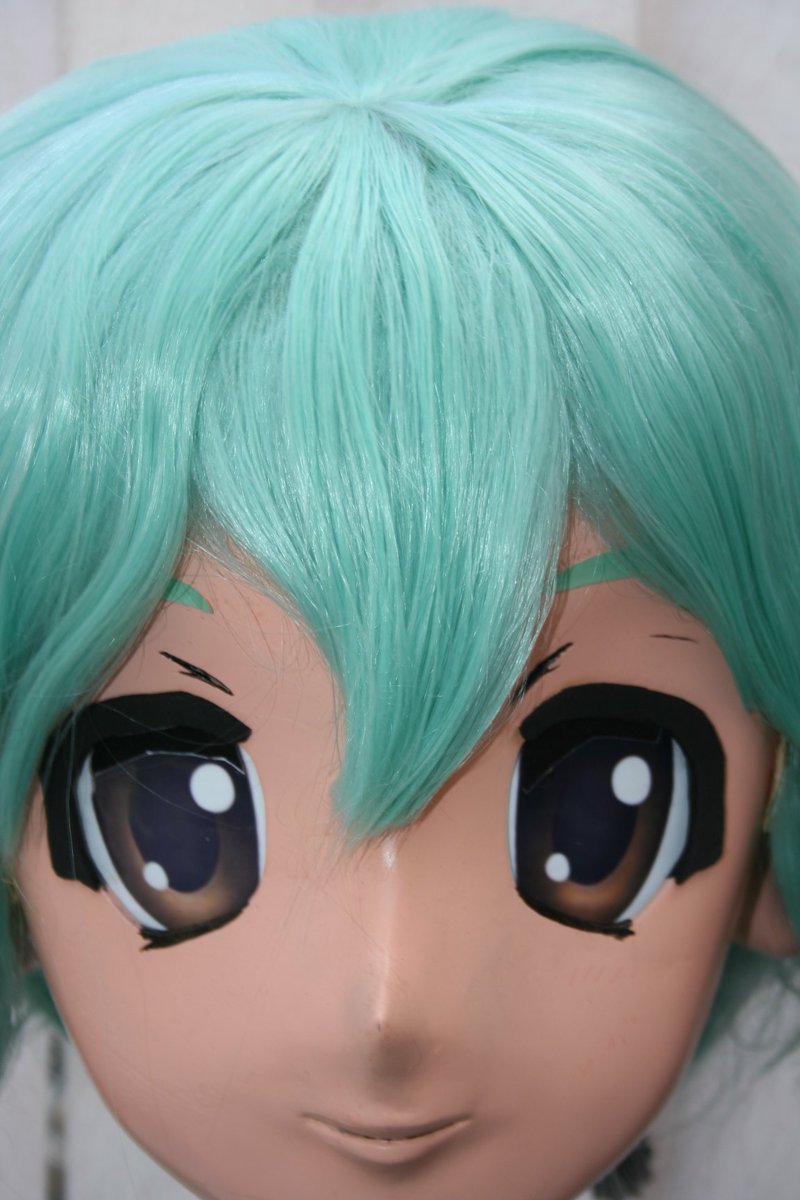 Today's randoms, one bad hair day( but it was a great evening) and luna when she first arrived.
#animegirl #kigurumi #animemask