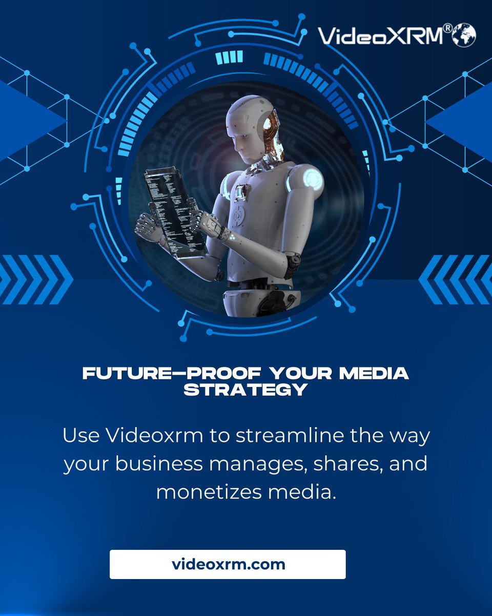 Future-Proof Your Media Strategy: Use <a href="/VideoXRM/">VideoXRM</a> to streamline the way your business manages, shares, and monetizes media. cutt.ly/EeRUGTxS #MediaManagement #AI
