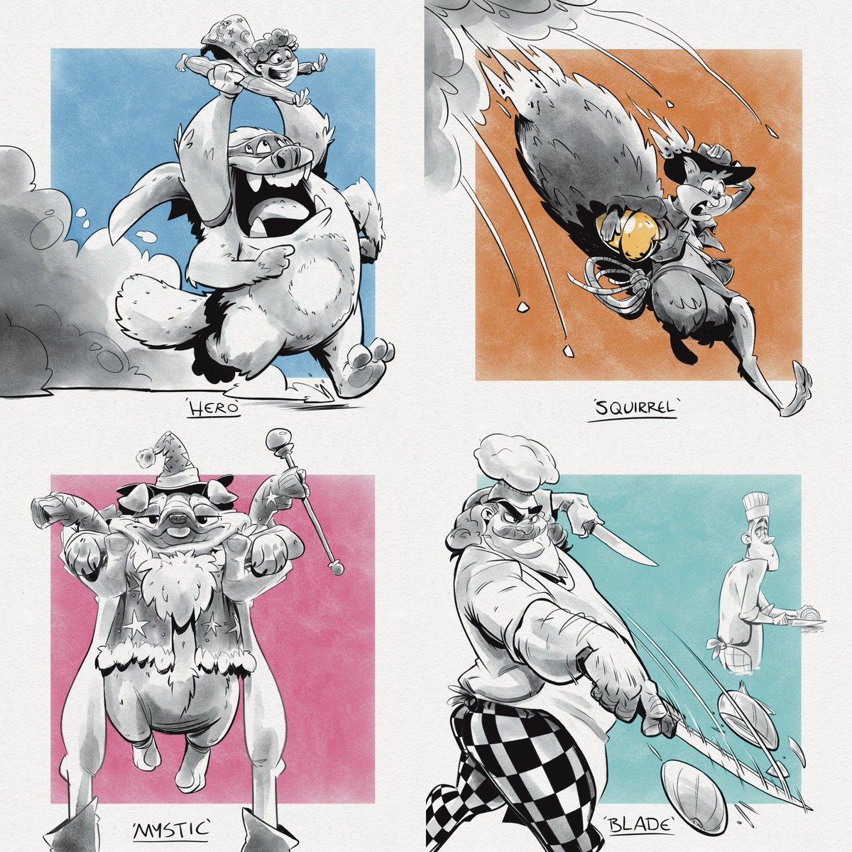 Chipping away at a 30 day art challenge #ifxoctober