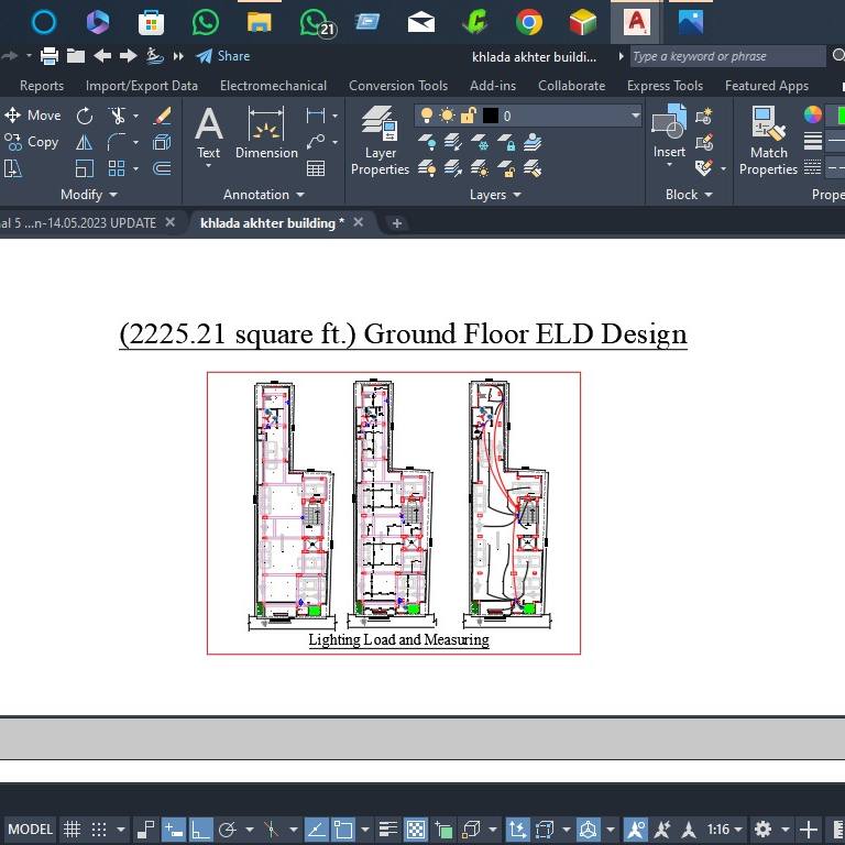 rifathabibulla's tweet image. Today I completed the ELD design off the 23000 sq ft ground area lighting load of KL Plaza.
#autocadtutorial #autocadelectrical
#autocadeld #eld #caddesign