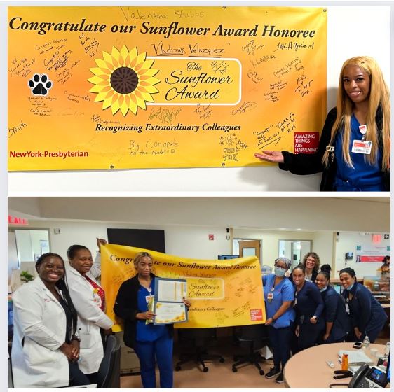 Congratulations!  Jeledis for being the recipient of the Sunflower Award. Everyone on 2FE appreciate everything that you do for your patients &amp; their family! <a href="/AH_ACNWmagnetic/">AH+ACNwest=MAGNETIC</a>