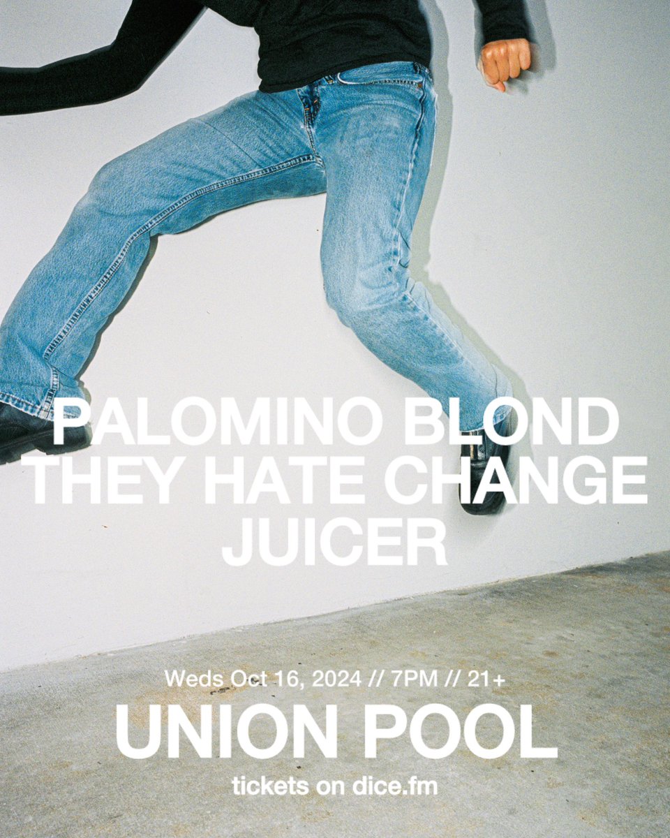 palominoblond's tweet photo. 10/13 dayton, oh
10/15 queens, ny
10/16 brooklyn, ny
10/19 miami, fl @iiiPoints 
+ https://t.co/oZ9Fx1nmEg