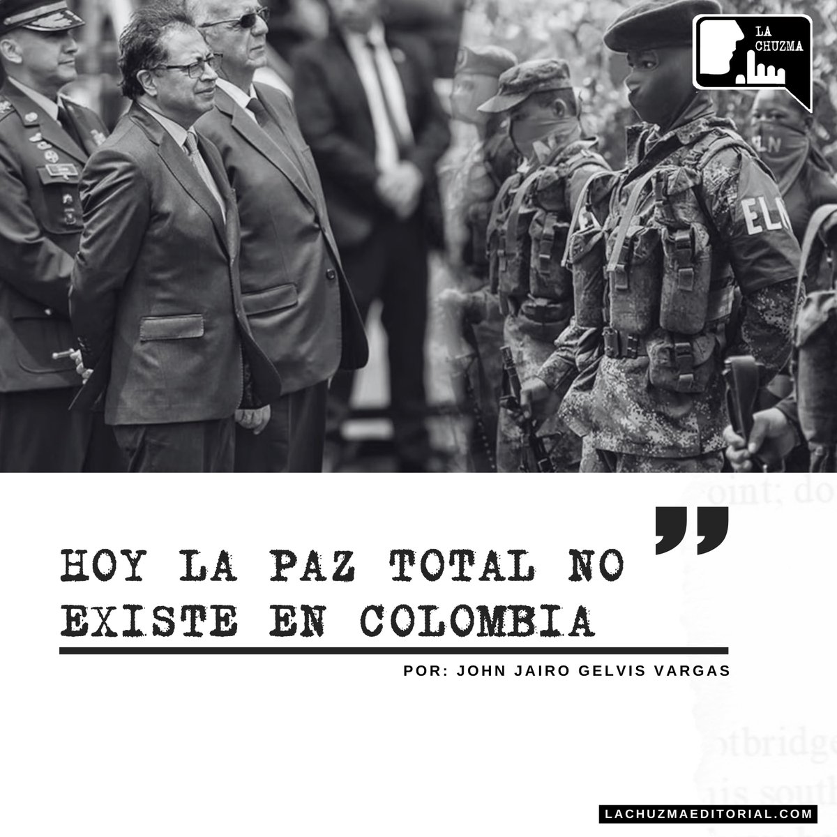 chuzmaeditorial's tweet photo. Descubre la explosión de ideas este #LUNES en #LACHUZMAEDITORIAL! 📰💡 Nuestros agudos analistas, incluyendo a @soynegrojohn te sumergirán en escritos cautivadores sobre temas sociales y políticos. 🌐🗳️
#PAZTOTAL #PETRISMO #ANTIPETRO #GUERRA #OPOSICIÓN

https://t.co/ndZDfQZXQz https://t.co/TGvJGdpoZR