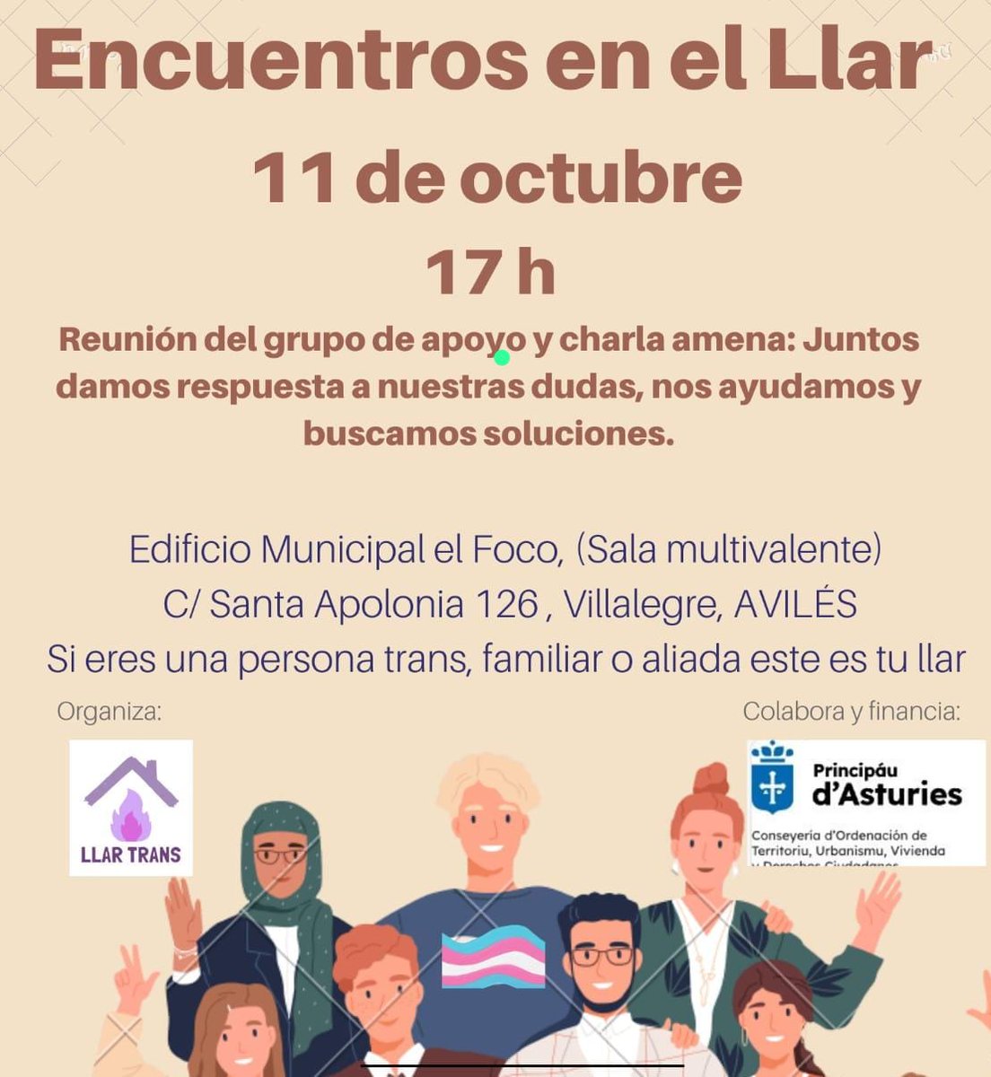 LlarTrans's tweet photo. Empieza nuestro #OchobreTrans24 y de momento os presentamos estas tres actividades para celebrar la #DespatologizacionTrans... pero aún quedan más sorpresas que muy pronto añadiremos a estas. Porque #DerechosTransSonDDHH https://t.co/2yW3VbTH8s
