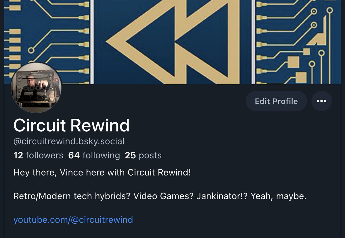 I've basically given up on Twitter entirely, and have been enjoying my time in the bright blue skies instead.

Please feel free to follow along over there if you're interesting in the next chapter of Circuit Rewind, as I'm actively upgrading the studio right now!