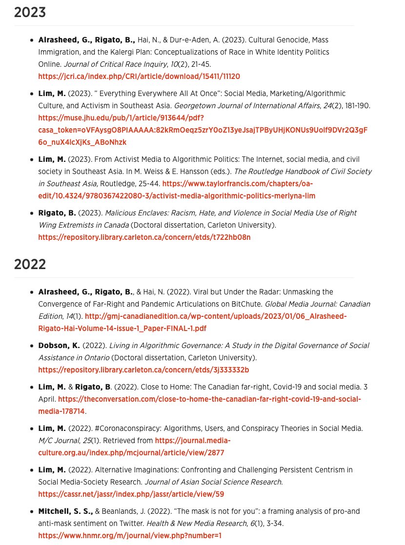 ALiGN Media Lab (@alignmedialab) on Twitter photo carleton.ca/align/publicat⦠Explore the most up-to-date list of #publications from #ALiGN researchers & affiliates: Ghadah Alrasheed, <a href="/Kathy_Dobson/">Kathy Dobson, PhD</a>, Scott Mitchell, @MerlynaLim, <a href="/BrandonRigato/">Brandon Rigato</a>, as of Dec 2023. Stay tuned for the release of 2024 publications! carleton.ca/align/publicat⦠Explore the most up-to-date list of #publications from #ALiGN researchers & affiliates: Ghadah Alrasheed, <a href="/Kathy_Dobson/">Kathy Dobson, PhD</a>, Scott Mitchell, @MerlynaLim, <a href="/BrandonRigato/">Brandon Rigato</a>, as of Dec 2023. Stay tuned for the release of 2024 publications!