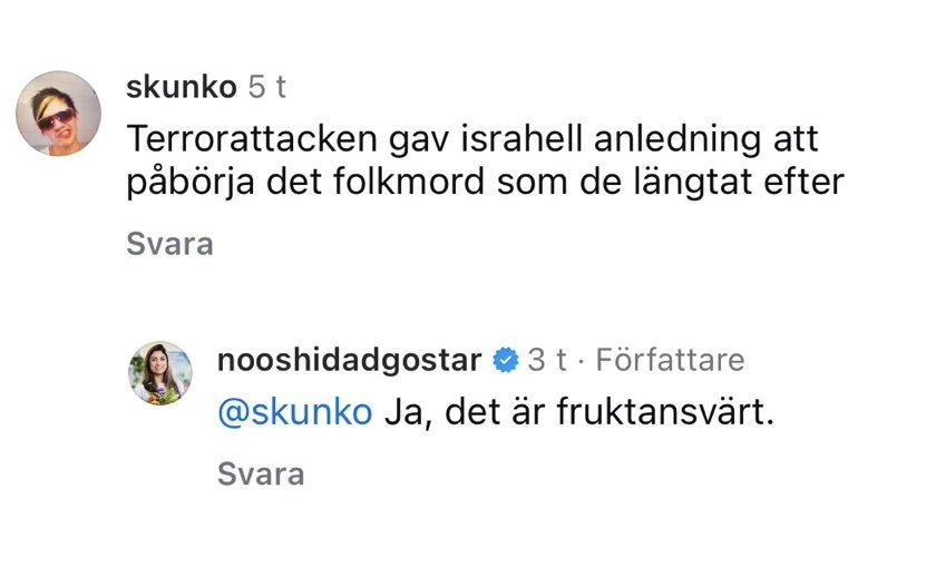 Vad menar Vänsterpartiets ledare med den här kommentaren? Det behöver hon förklara.