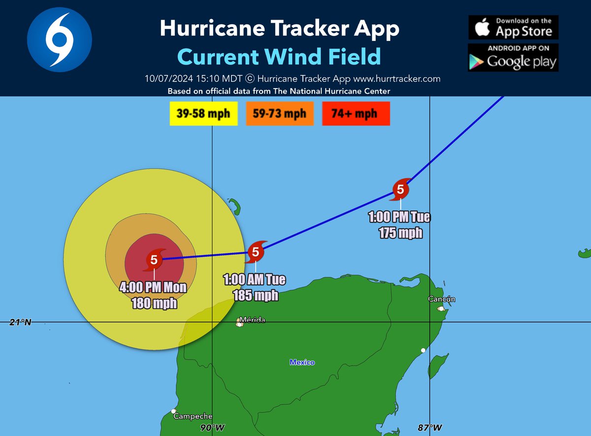 Hurricane Tracker App tweet media