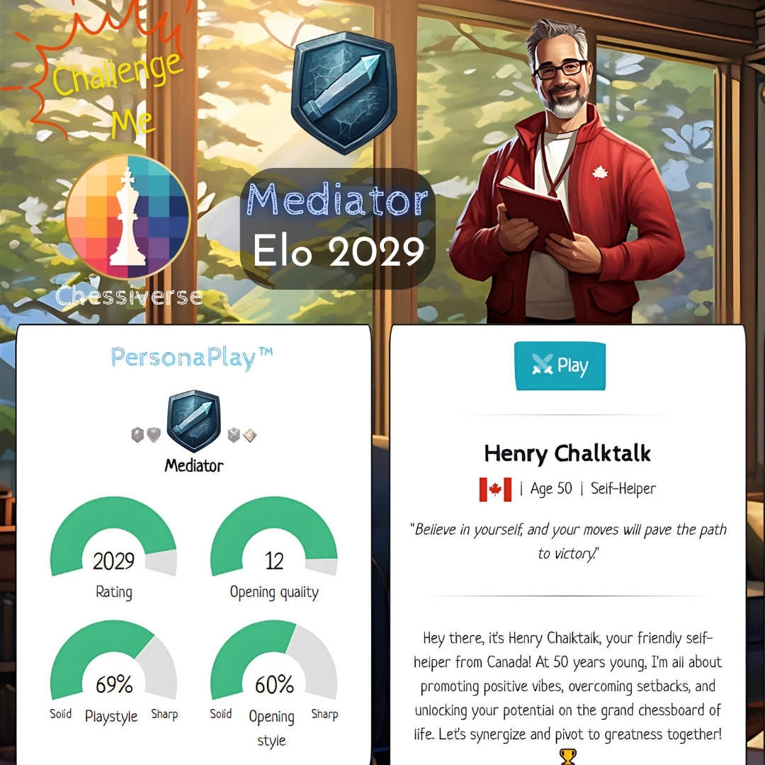 Chessiversegame's tweet image. ♟️ Mediators: Masters of Flexibility ♟️

Playstyle: Flexible

Description: Mediators are the ultimate adaptable players. With their perfect balance of attack and defense, they respond to their opponent’s plans with precision. #chesspunks #Chessiverse