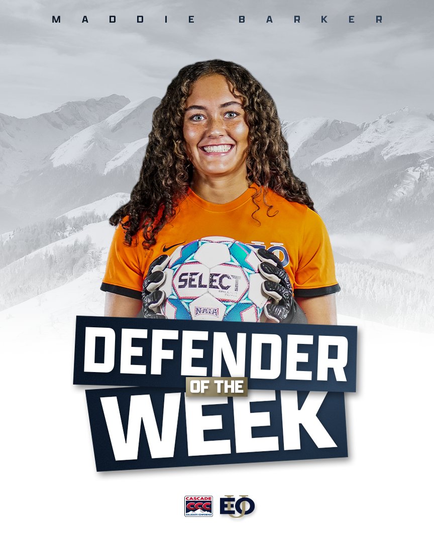 𝑷𝑳𝑨𝒀𝑬𝑹𝑺 𝑶𝑭 𝑻𝑯𝑬 𝑾𝑬𝑬𝑲

Shoutout to Maddie Barker and Quincy Glasper for being named Players of the Week! Barker earned CCC Women's Soccer Defensive Player of the Week, while Glasper was recognized as the Frontier Football Offensive Player of the Week! #MountUp