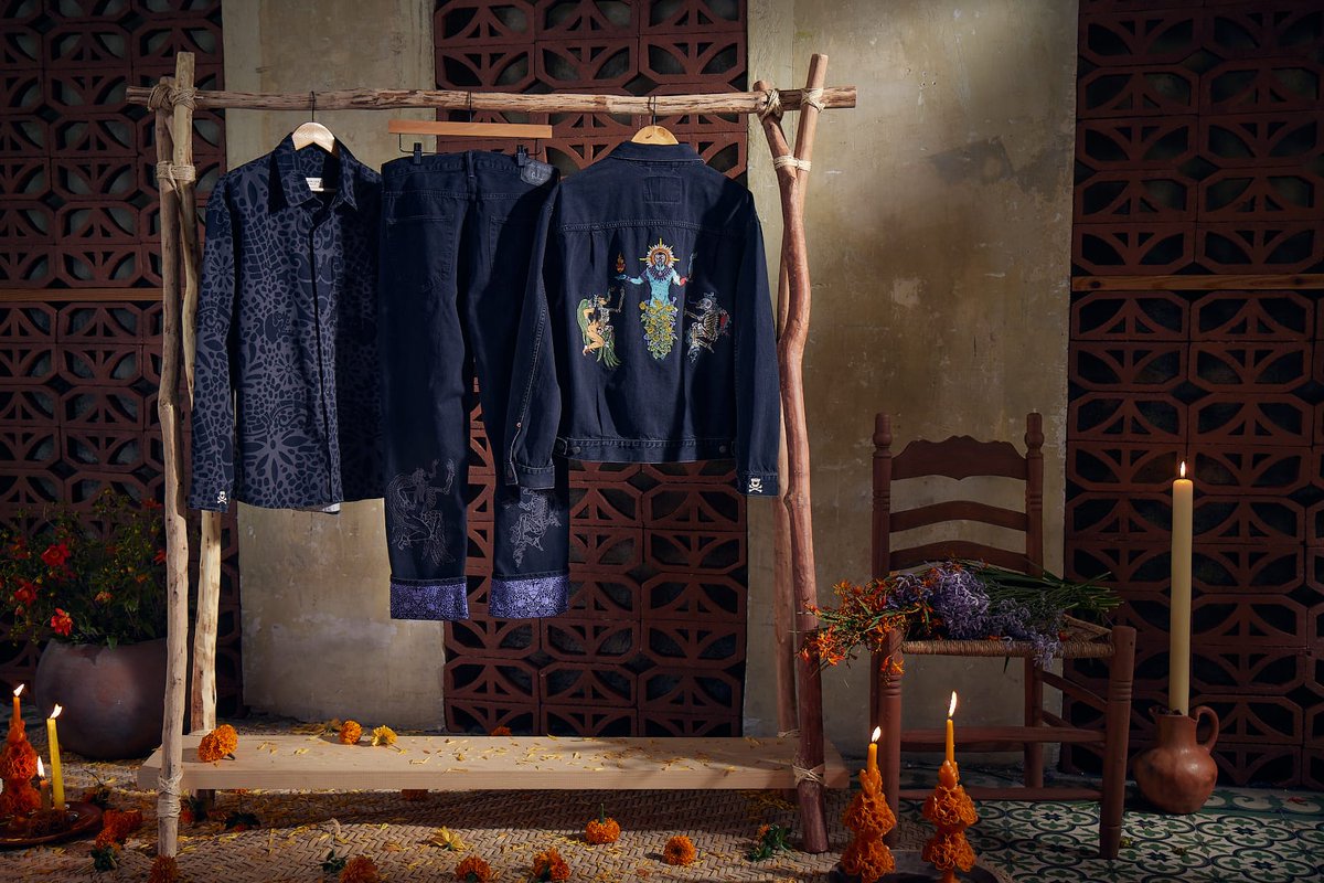 La moda se convierte en arte eterno: American Eagle colabora con Golgo para celebrar el #DíadeMuertos. neomenmx.com/2024/10/07/ame… ¿Crees que las marcas deberían profundizar más en nuestras raíces culturales?