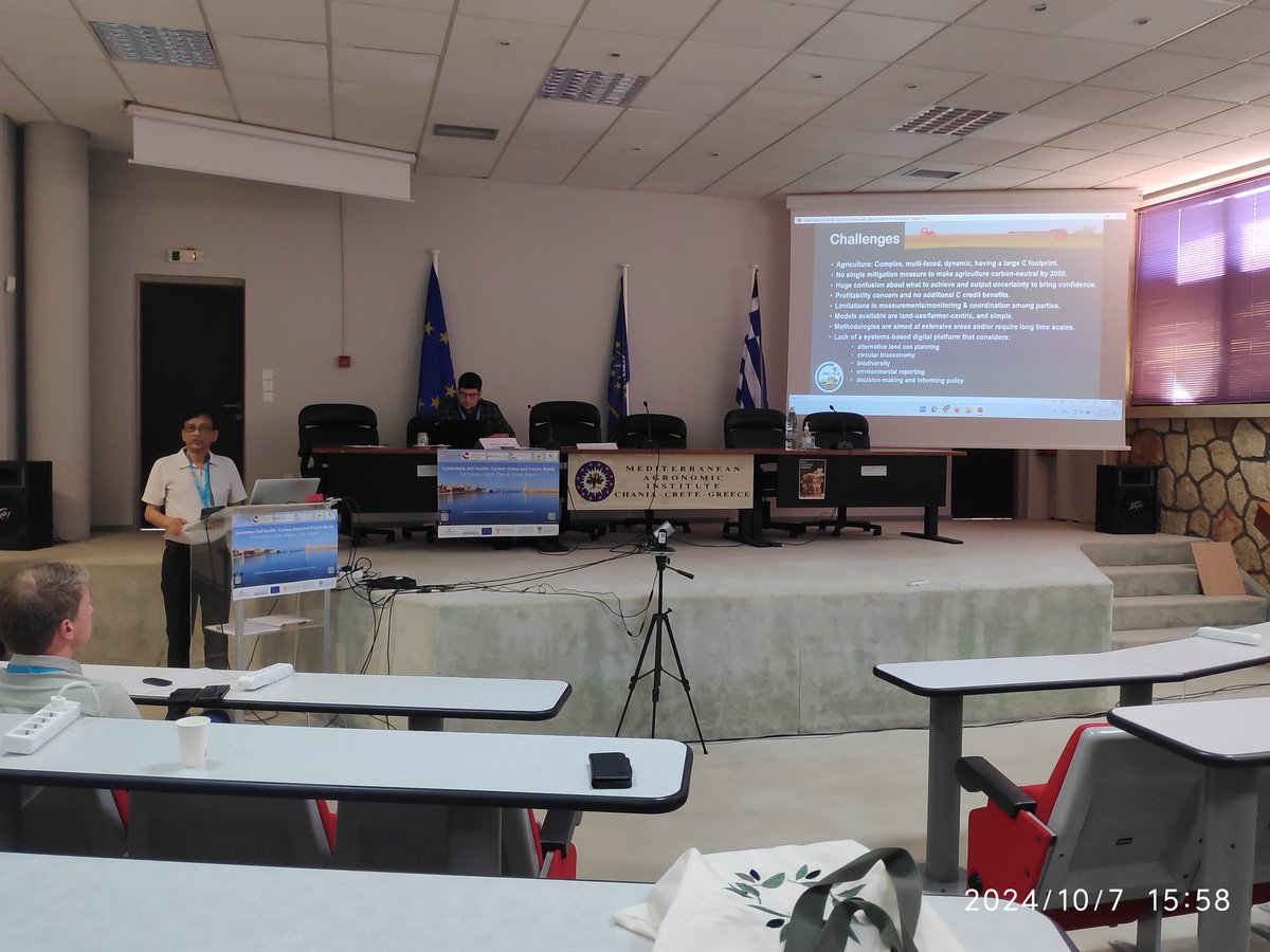 Out TrueSoil partner Dr Ibrahim M. Khalil presented the HOLOS-IE model on #carbon footprint at #farm-level at the #Soil Health Conference in Crete, Chania

<a href="/holos_ie/">HOLOSEU</a> 
<a href="/mikhalil_dr/">M. Ibrahim Khalil</a>