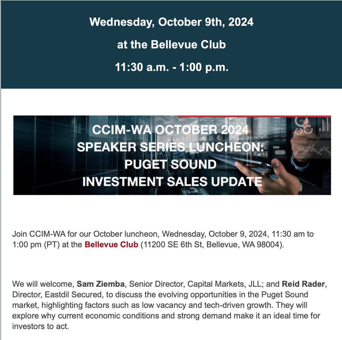 CCIM Washington tweet media