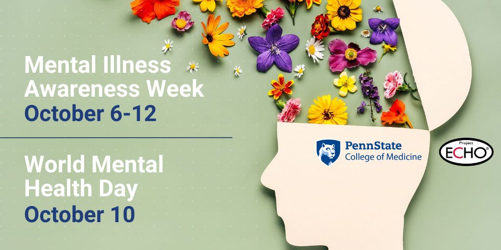 Join us in recognizing #MentalIllnessAwarenessWeek 🧠 Nearly 1 in 5 U.S. adults experience mental illness each year. 💡 Early intervention &amp; research are vital for better outcomes. Access <a href="/SAMHSAgov/">SAMHSA</a> resources: bit.ly/3NgBb0Y #MIAW