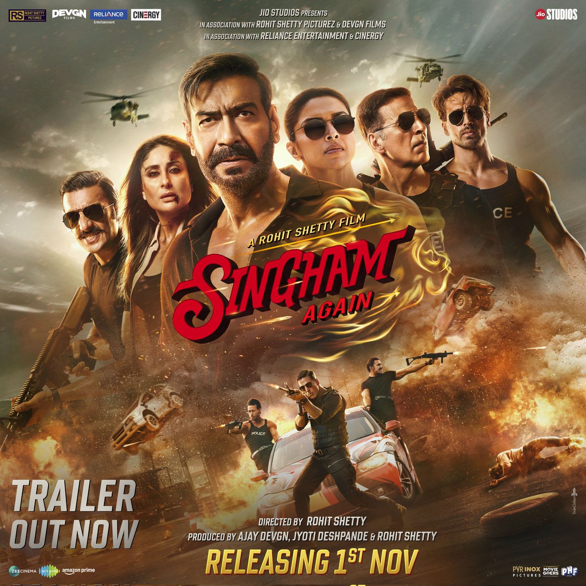 I Can't  wait this cop universe #singhamagain
Biggest movie coming  now