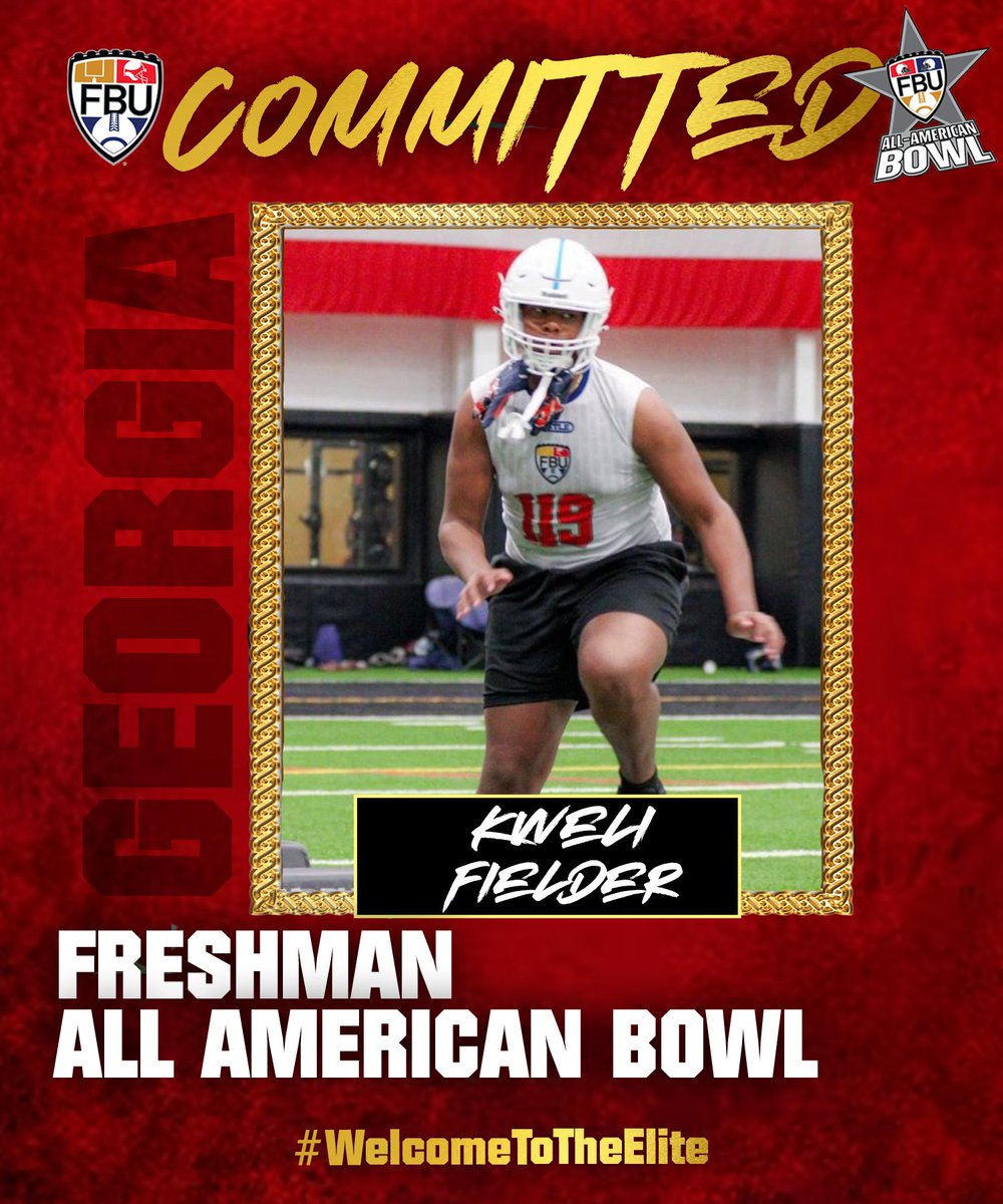 Football University (@fbucamp) on Twitter photo WELCOME TO THE ELITE ๐ด
#FBUPathAlum Kweli Fielder has officially committed to play in the #FBUAllAmerican Bowl 2024 ๐
See you in Naples, FL this December ๐ฅ
Submit your nomination here ๐
footballuniversity.org/all-american-bโฆ
#FBU #GetBetterHere
<a href="/KweliFielder/">Kweli Fielder</a>
<a href="/PCSCNaples/">Paradise Coast Sports Complex</a>
<a href="/FBUAllAmerican/">#FBUAllAmerican</a> WELCOME TO THE ELITE ๐ด
#FBUPathAlum Kweli Fielder has officially committed to play in the #FBUAllAmerican Bowl 2024 ๐
See you in Naples, FL this December ๐ฅ
Submit your nomination here ๐
footballuniversity.org/all-american-bโฆ
#FBU #GetBetterHere
<a href="/KweliFielder/">Kweli Fielder</a>
<a href="/PCSCNaples/">Paradise Coast Sports Complex</a>
<a href="/FBUAllAmerican/">#FBUAllAmerican</a>