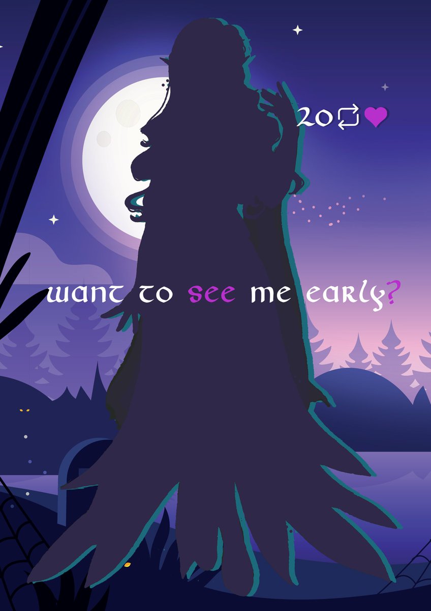 ❤️ or retweet - if I get 20 I’ll post my completed OC ~WitchieBones~ early.
If not you’ll have to wait until 10/10 😈
•
#oc #ocreveal #Vtuber #originalcharacter #pngtuber