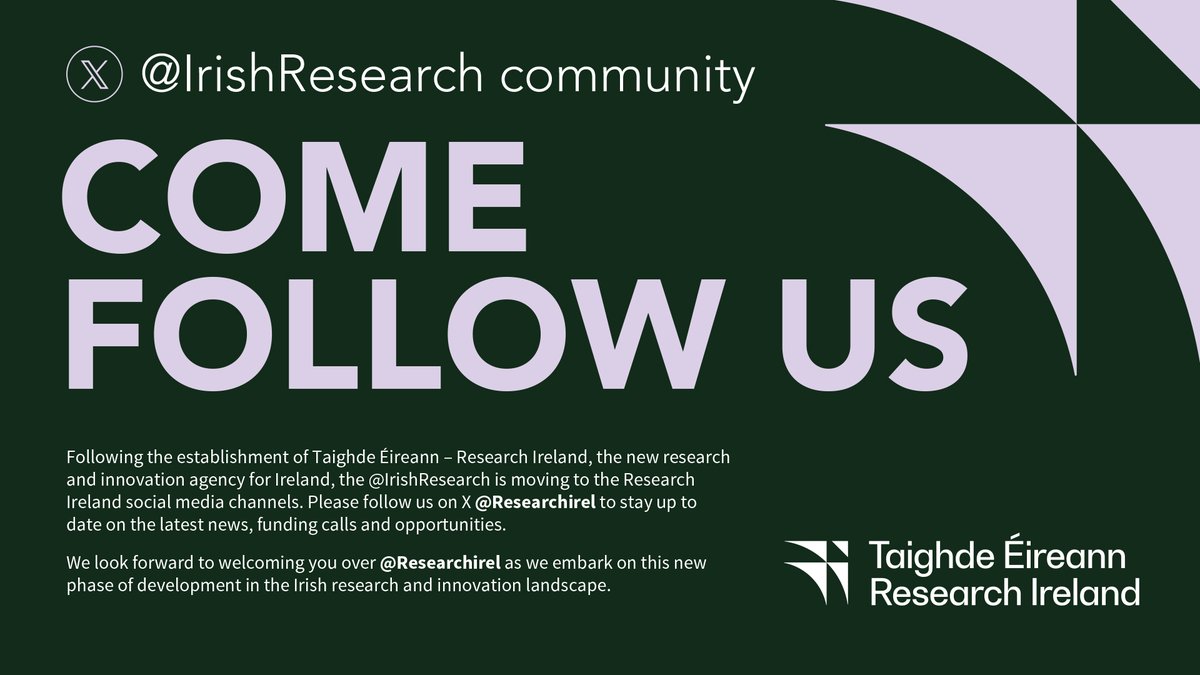 We are now Research Ireland (@irishresearch) on Twitter photo 