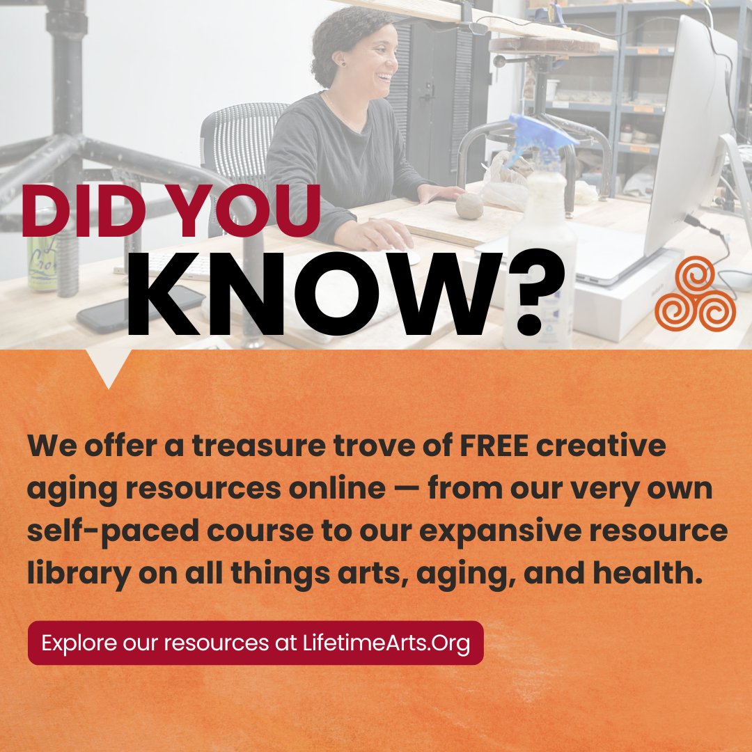 Lifetime Arts (National Creative Aging Org) tweet media