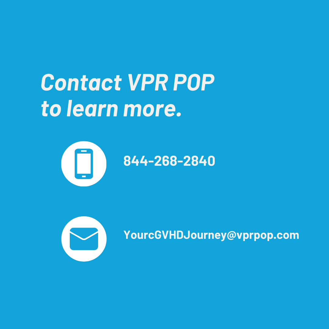 VPRPOP's tweet photo. NEW! Join our speaker bureau of patients living with cGVHD to share your diagnosis and treatment journey. To learn more, send us a private message or contact us at YourcGVHDJourney@vprpop.com. #cgvhd #patientadvocacy #patientvoices https://t.co/nZ6Mx8orhm