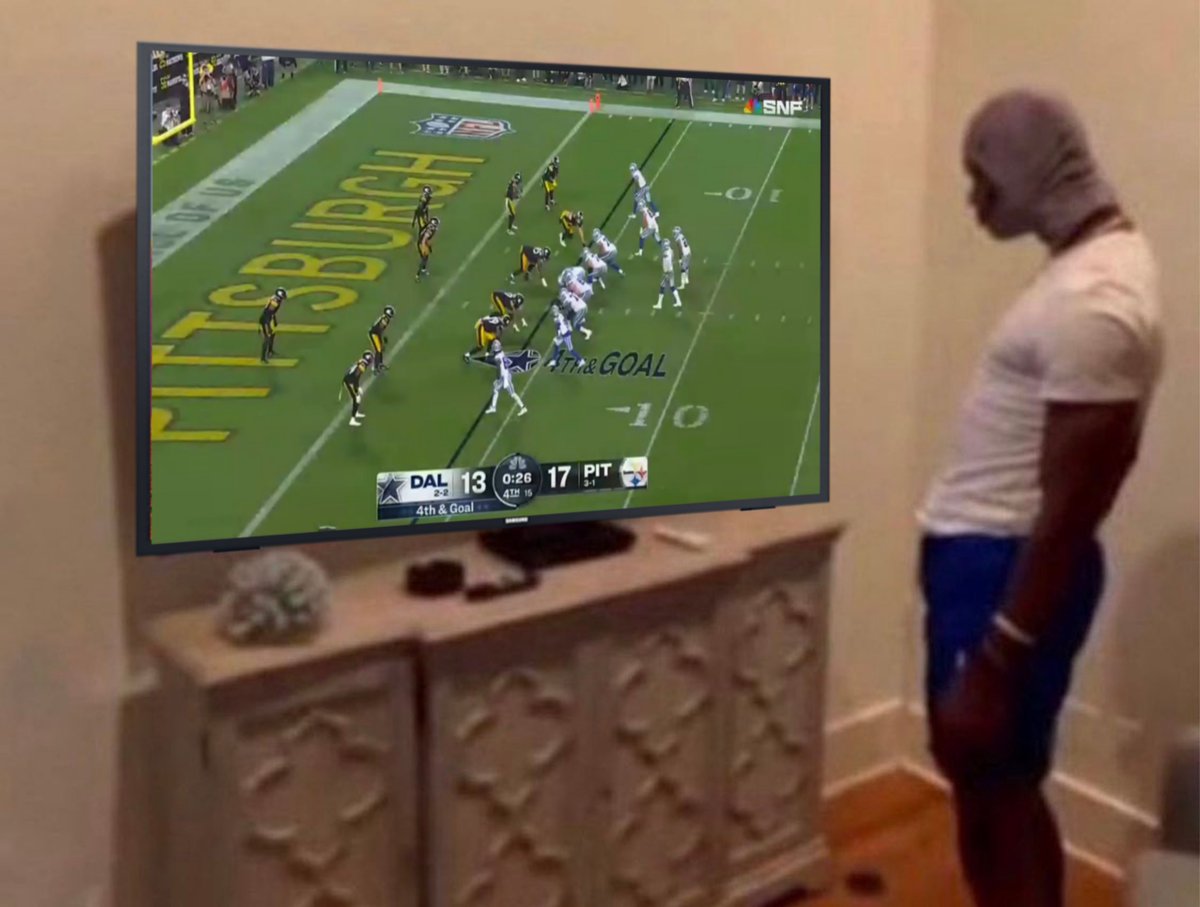Watching the 4th and goal GW TD like.....