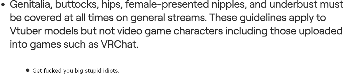 damn Twitch don't need to spell it out like that for us