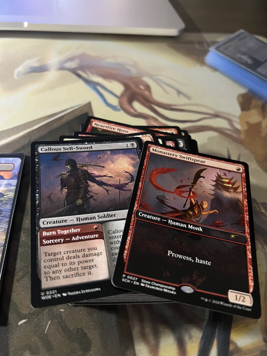 treiomtg's tweet photo. DC was awesome. Loved Rakdos Prowess even if I didn’t win much and I am fully on the Swiftspear train for Standard season. Got to Winston some Vintage Cube with the limited goat @TheHamTV, too. See you all in Vegas. https://t.co/6K4lzwRd22