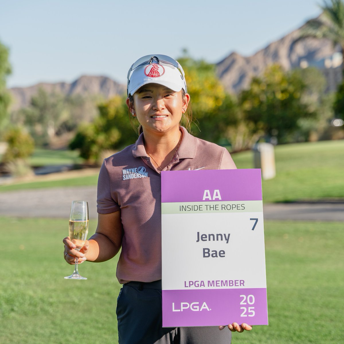 WSF congratulates pro golfer, Jenny Bae, on earning her LPGA Tour Card!  With one win and five top-10 finishes this season, Jenny finished 7th  overall in the Epson Tour's Race for the, image size:1200x1200