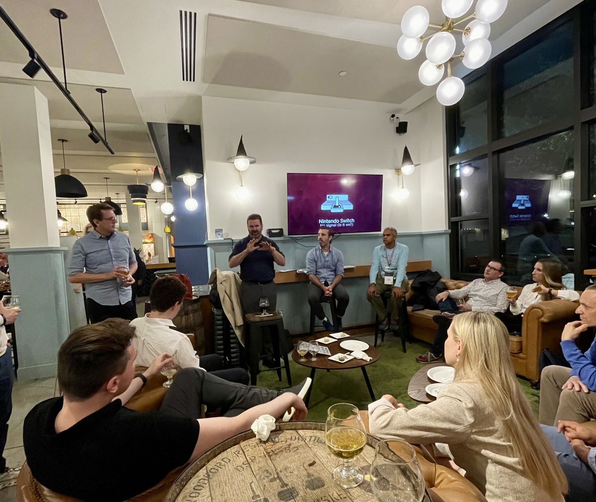 IST also co-hosted a happy hour with @Integrity_Inst on the sidelines of the conference, bringing together T&amp;S practitioners for a fun night of sharing takeaways from the conference and discussing our ongoing projects. Thanks to all who joined us!