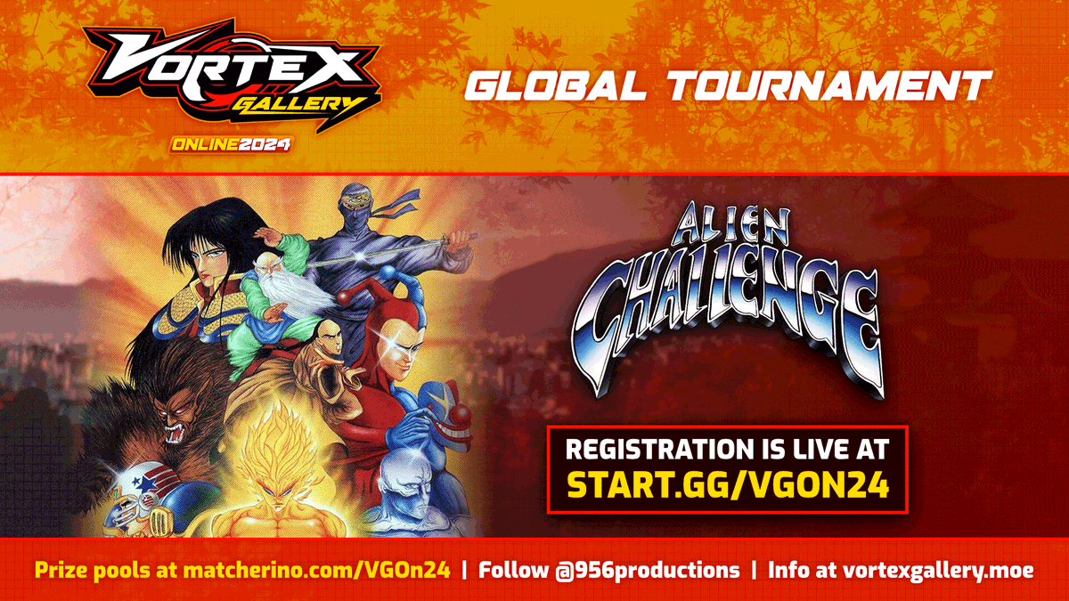 ViviMayoi's tweet photo. Hey y'aallll
Reminder that I am hosting TWO tournaments for #VGOn24!

Oct. 19: ASURA BUSTER
One of my all-time favorites. Give it a shot or come prove yourself!

Nov. 1: ALIEN CHALLENGE
A unique curiosity..! A video game of all time..?

Register here: https://t.co/kIlyPdGWwU https://t.co/V6xVjhC3Jf