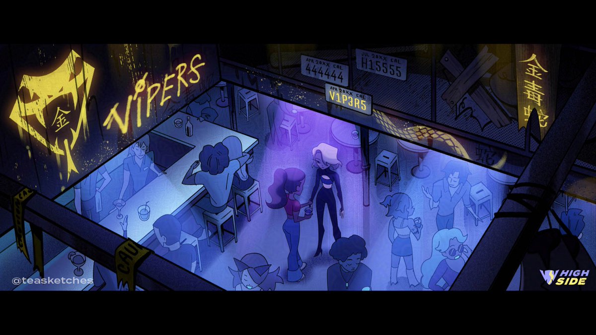 teasketches's tweet image. one of my fave paintings from my film🍹
#visdev #environmentart