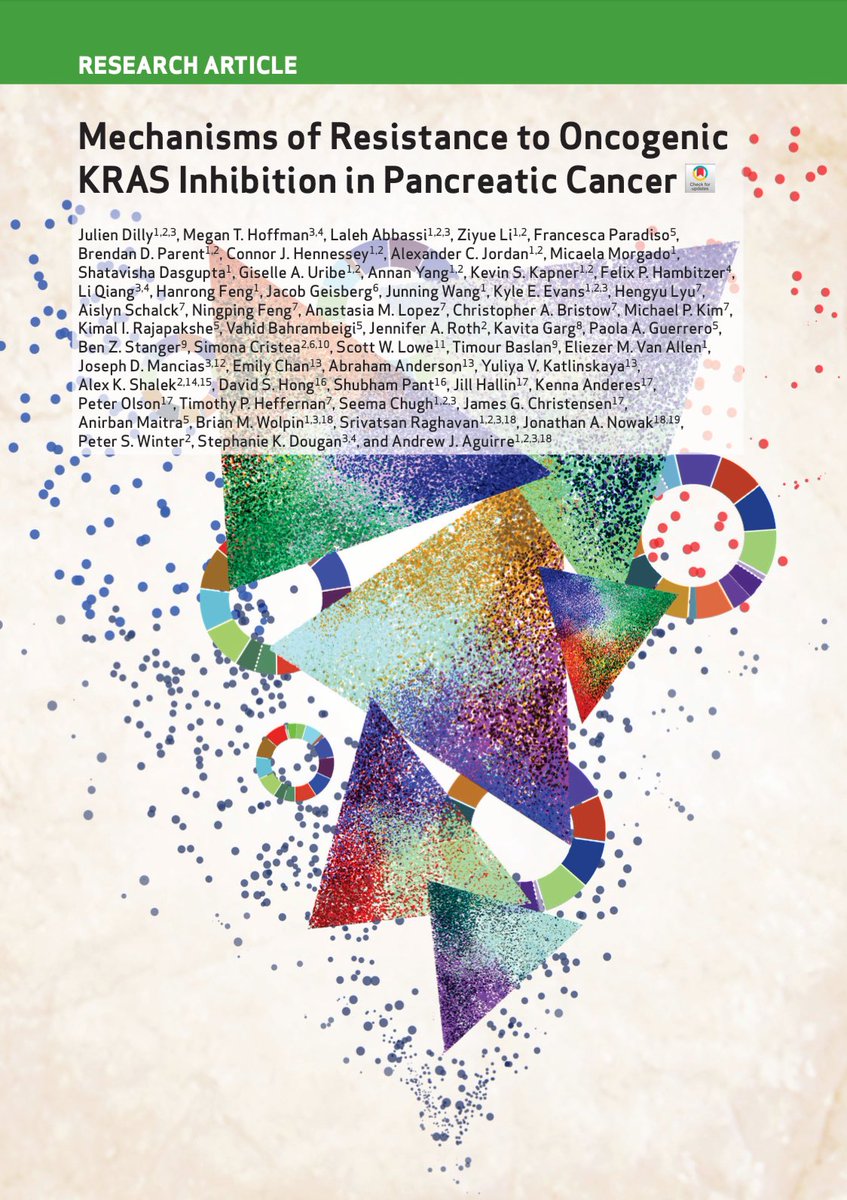 Anirban Maitra (@aiims1742) on Twitter photo Nice to see the final version of this <a href="/CD_AACR/">Cancer Discovery</a> paper. The triangles made it to the title page (IYKYK)!
Mechanisms of Resistance to Oncogenic KRAS Inhibition in #PancreaticCancer
aacrjournals.org/cancerdiscover… Nice to see the final version of this <a href="/CD_AACR/">Cancer Discovery</a> paper. The triangles made it to the title page (IYKYK)!
Mechanisms of Resistance to Oncogenic KRAS Inhibition in #PancreaticCancer
aacrjournals.org/cancerdiscover…