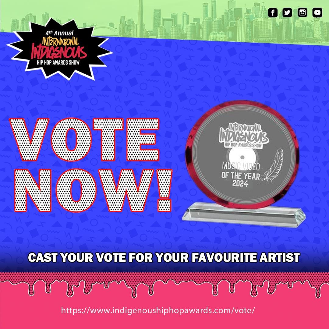 indigenousHHAS's tweet photo. 🎤 Voting Now Open for the 4th Annual International Indigenous Hip Hop Awards! 🎤

🏆 Vote for Your Favorite Artists and Nominees Today! 🏆

The online voting is now LIVE and will be open until November 1st, 2024! Support your favorite Indigenous hip hop artists! #iihhas2024 https://t.co/EHHqvd0j7A