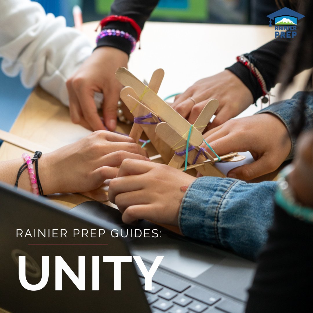 We show empathy, compassion, and respect for all within our community.  We offer support when someone needs help.  We are aware of the impact of our actions on others’ success.  That's unity at Rainier Prep.

#unity #empathy #respect #pathfinders