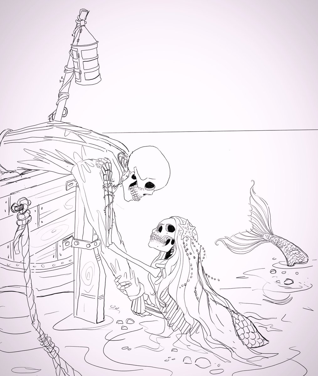Just finished this sketch for my live demo at Alesmith in San Diego this Saturday from 4-8pm.  It’s been a while since I’ve painted some mermaid action so it’s finally time!
