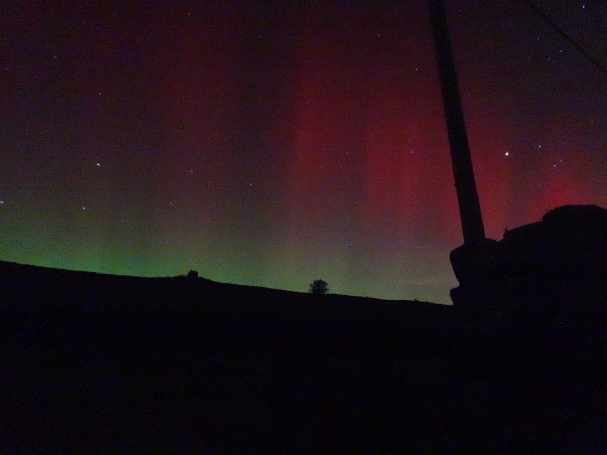 #aurora Gunnerside, North Yorkshire 7/10/24 quite unbelievable display😎