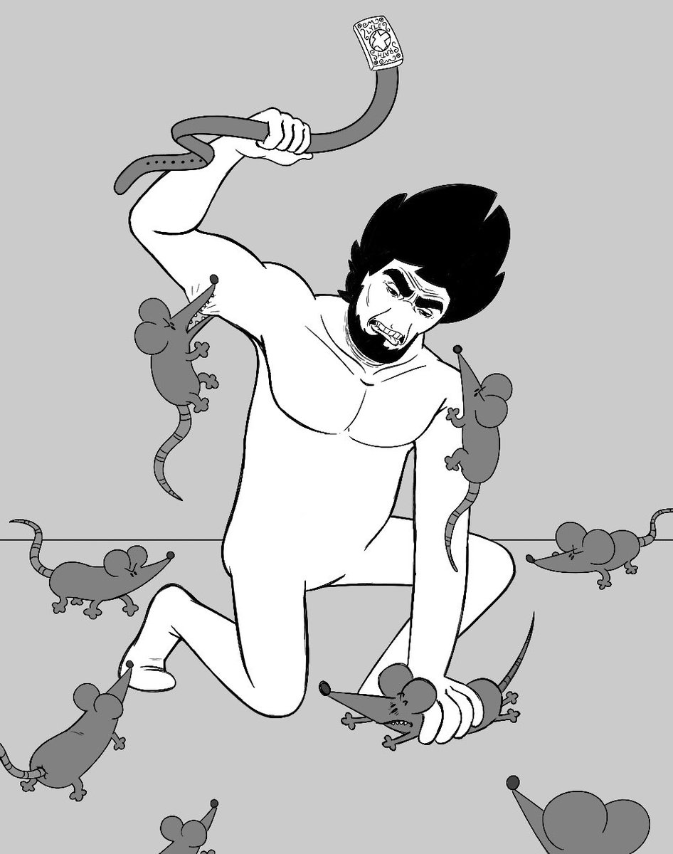 Oneytober day 7: Rats

Drew <a href="/LyleRath/">Lyle Rath</a> and his trusty belt buckle