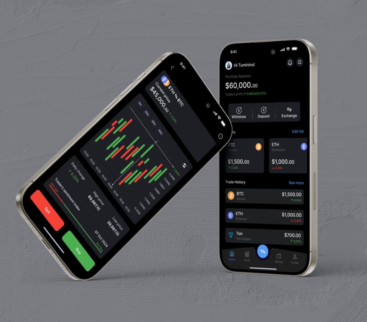 madebyTumi's tweet image. Day 30 of the #30DayMobbinDesignChallenge by @DezinDesign 

I’ve officially reached the final day of this incredible challenge! For today’s task, I designed a Forex trading screen and a summary screen.

It’s been an incredible journey—thanks to everyone who followed along!