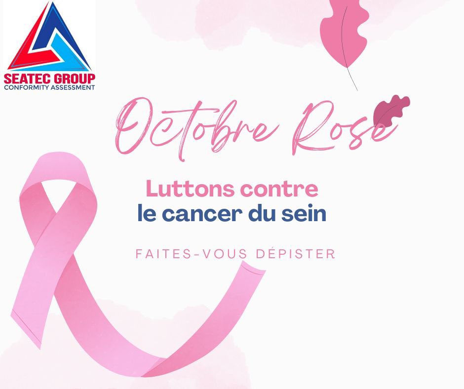 SEATEC__Group's tweet photo. En ce mois d’Octobre Rose dédié à la sensibilisation au cancer du sein , 
SEATEC encourage tous ses collaborateurs et la communauté  à se faire dépister et à lutter contre cette maladie.

Ensemble, luttons contre le cancer du sein .

#Octobre Rose
#SEATECGROUP https://t.co/XvvSpNYDGS