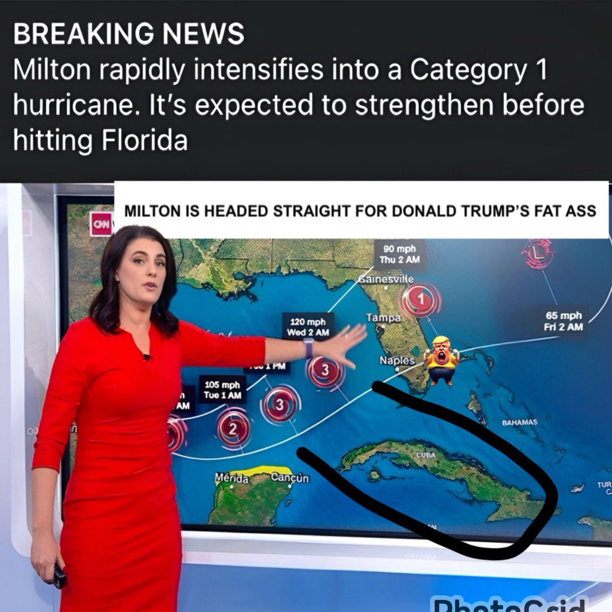 bobfafo2020's tweet image. tRump tried to change it.
#sharpiegate