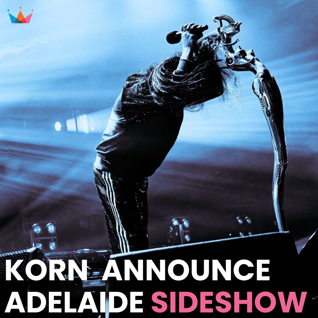 QueenTickets's tweet image. Korn have announced an exclusive headlining show in Adelaide at the city’s AEC Arena for Wednesday, December 4th – two days before they kick off their 72-hour jaunt as headliners of this year’s Good Things Festival! 

#korn #adelaide #GoodMorning