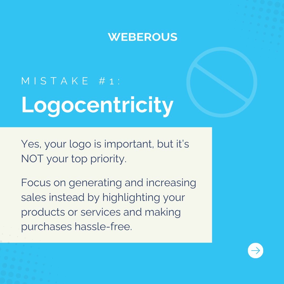 Weberous's tweet photo. 🛍️ 6 Web Design Mistakes That Will Kill Your Business Here’s how to avoid them https://t.co/teZJFvsDiY
