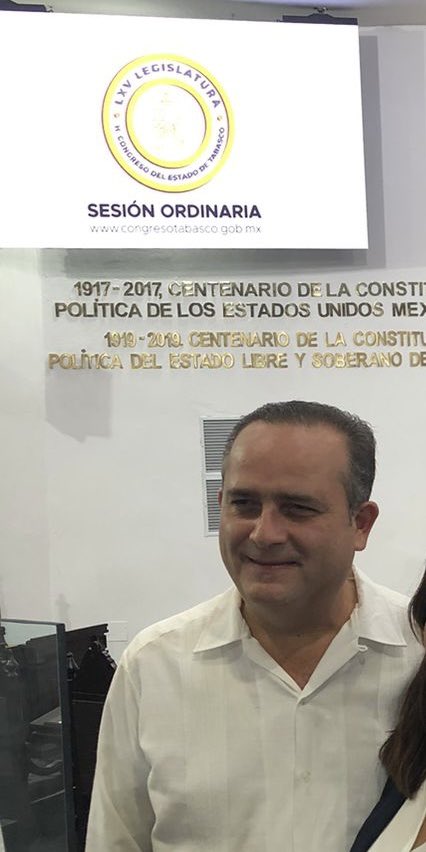 NUEVO TITULAR DEL PODER JUDICIAL.- Efraín Resendez Bocanegra ha sido elegido por los diputados de Tabasco como Magistrado Presidente del Tribunal Superior de Justicia