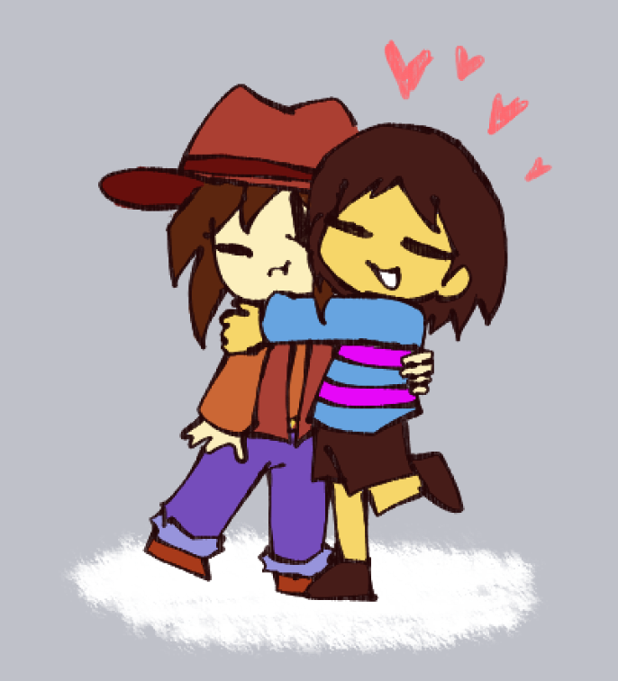 Macheesecheese's tweet photo. big hugss

#cloverandfrisk #undertale #undertaleyellow https://t.co/DE41ChLlxj