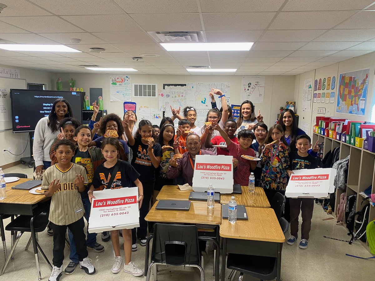 🎉 Best attendance on campus! 🎉  
Ms. Brown’s class earned a perfect attendance pizza party, sponsored by Lou’s Wood Fire Pizza - Luckey Ranch🍕 Thank you for supporting Luckey Ranch Elementary!  
#AttendanceMatters #LuckeyRanch <a href="/BrandiHendrix14/">Brandi Hendrix</a>  <a href="/janetmarie89/">Janet Crawford</a>