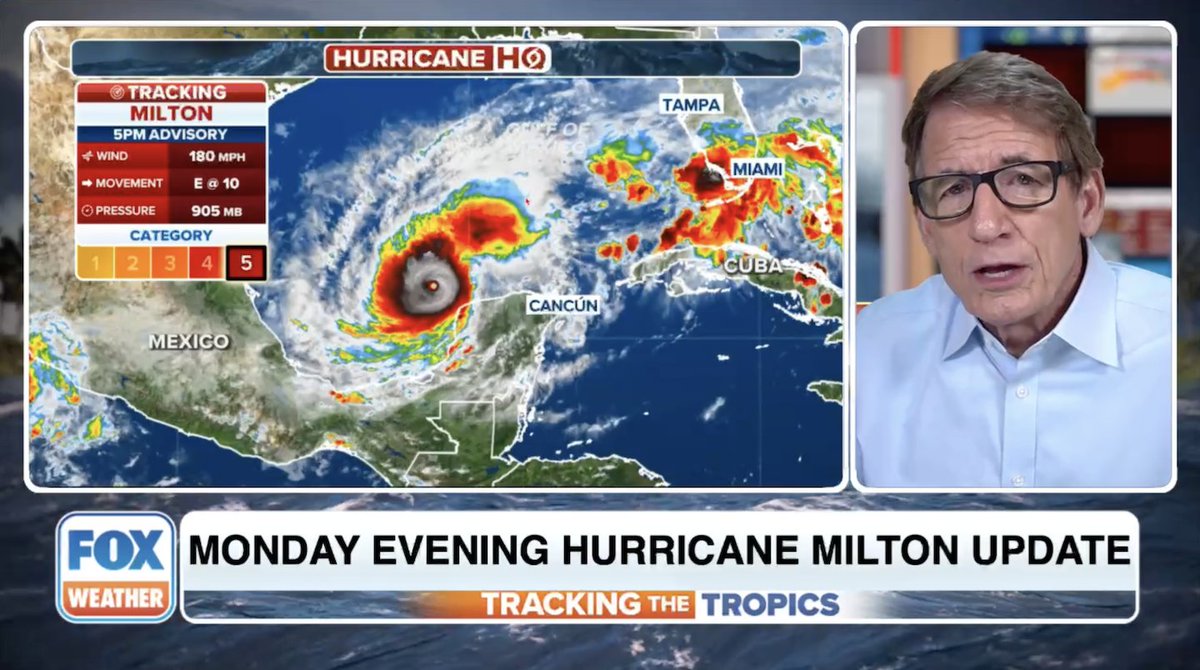 bryannorcrosstv's tweet photo. VIDEO UPDATE: Milton is presenting the biggest threat to large population centers in Florida since Irma in 2017. Tampa and SW FL were lucky in Irma. Hoping for luck again can be deadly. Follow evacuation instructions.  https://t.co/8xjKLGwKQv https://t.co/eTJ3RRjBY1