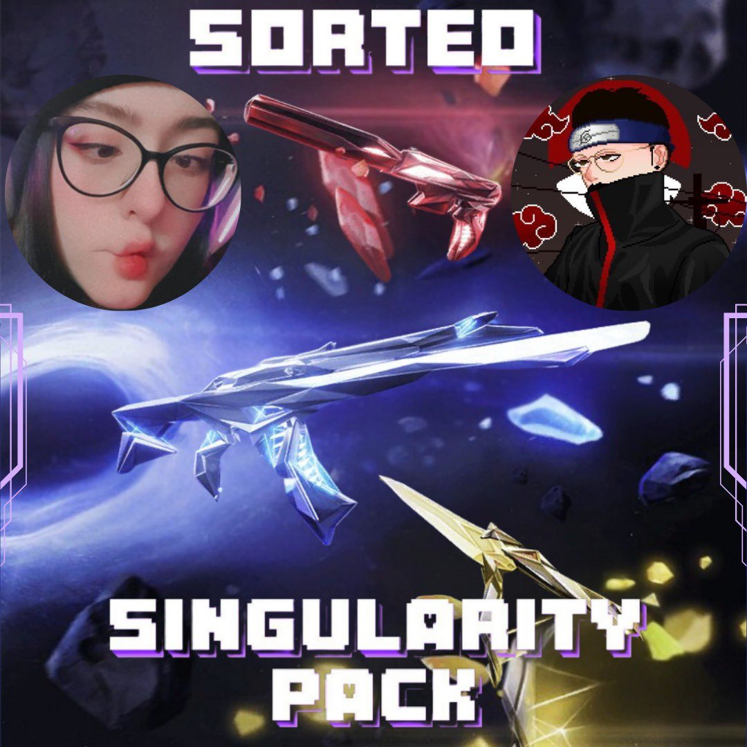 ✨Sorteo de NUEVO PACK - Singularity ✨
(Vandal / Ghost / Melee)

✨Requisitos:
- Seguir a <a href="/Javihero15/">Javihero</a> y <a href="/itsmikichus/">Miki</a> 
- LIKE &amp; RT
- Etiqueta 2 amigos (Si no tienes, gg)

Vamos a anunciar al ganador el sábado *12/10* en nuestros streams de la plataforma 🟣