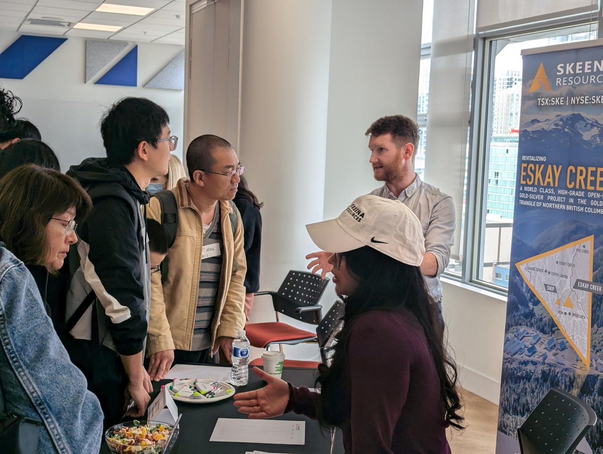 SkeenaGoldSilv's tweet image. Thank you @FDUVancouver Career Fair for the opportunity last week to connect with some brilliant individuals about Skeena’s current opportunities and our Eskay Creek Project! #miningbc #miningjobs #EskayCreek
